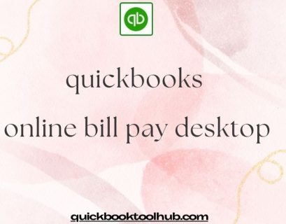 How to use quickbooks online bill pay desktop