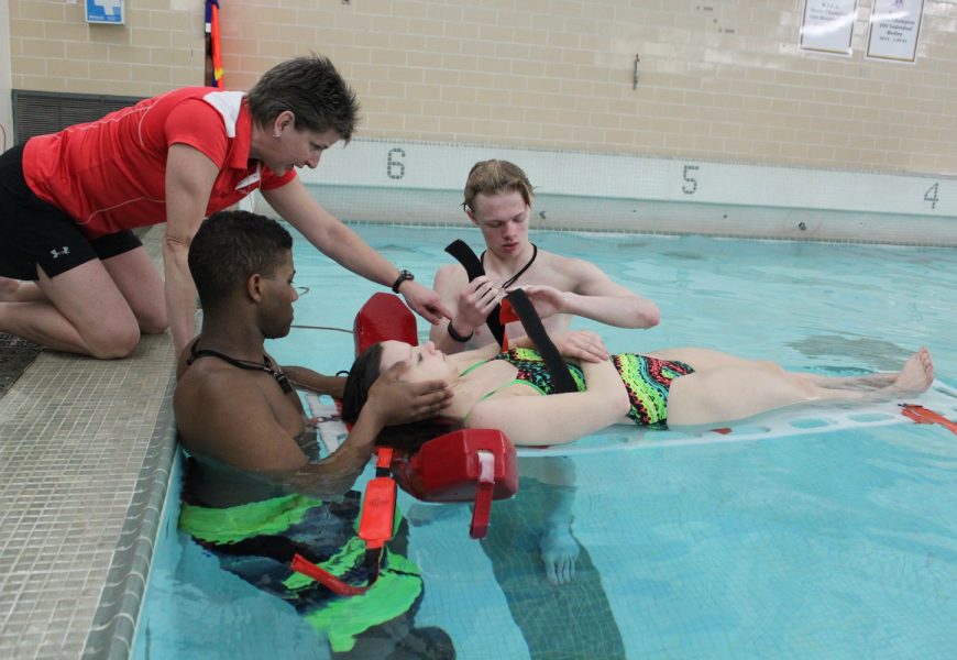 Lifeguard course,