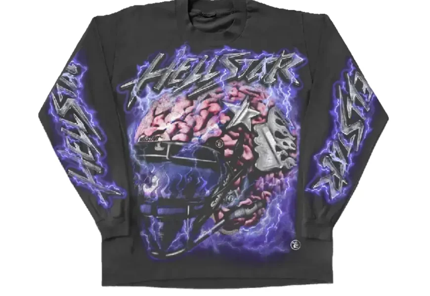 Black Hellstar Powered By The Star Long Sleeve