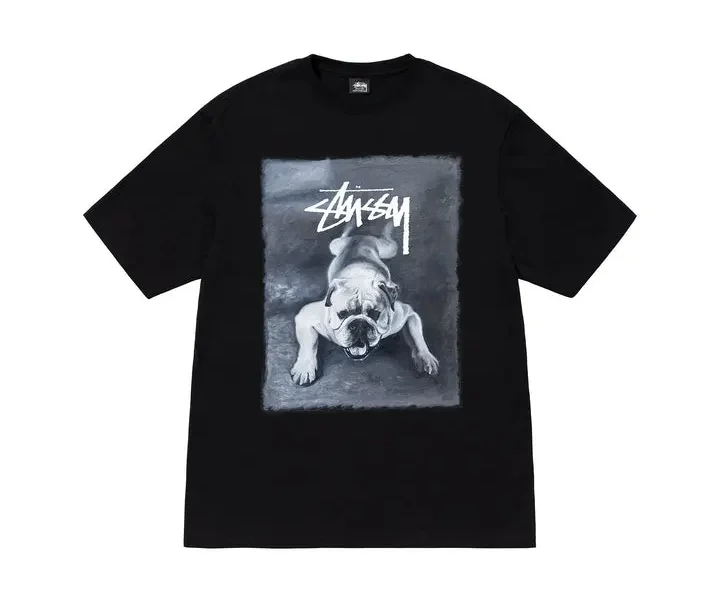 Stussy BULLDOG TEE BLACK