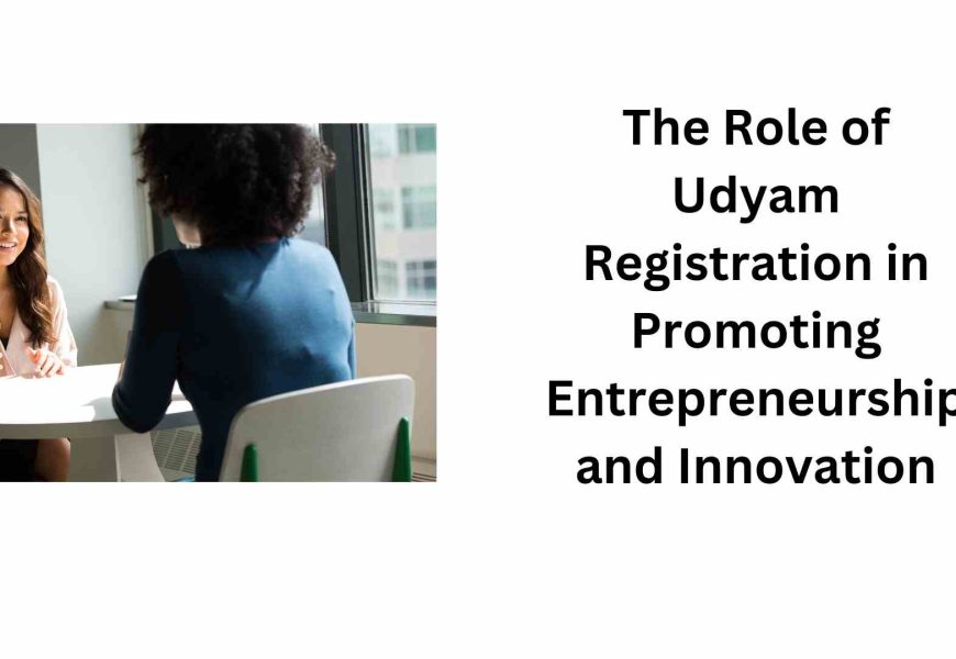 The Role of Udyam Registration in Promoting Entrepreneurship and Innovation